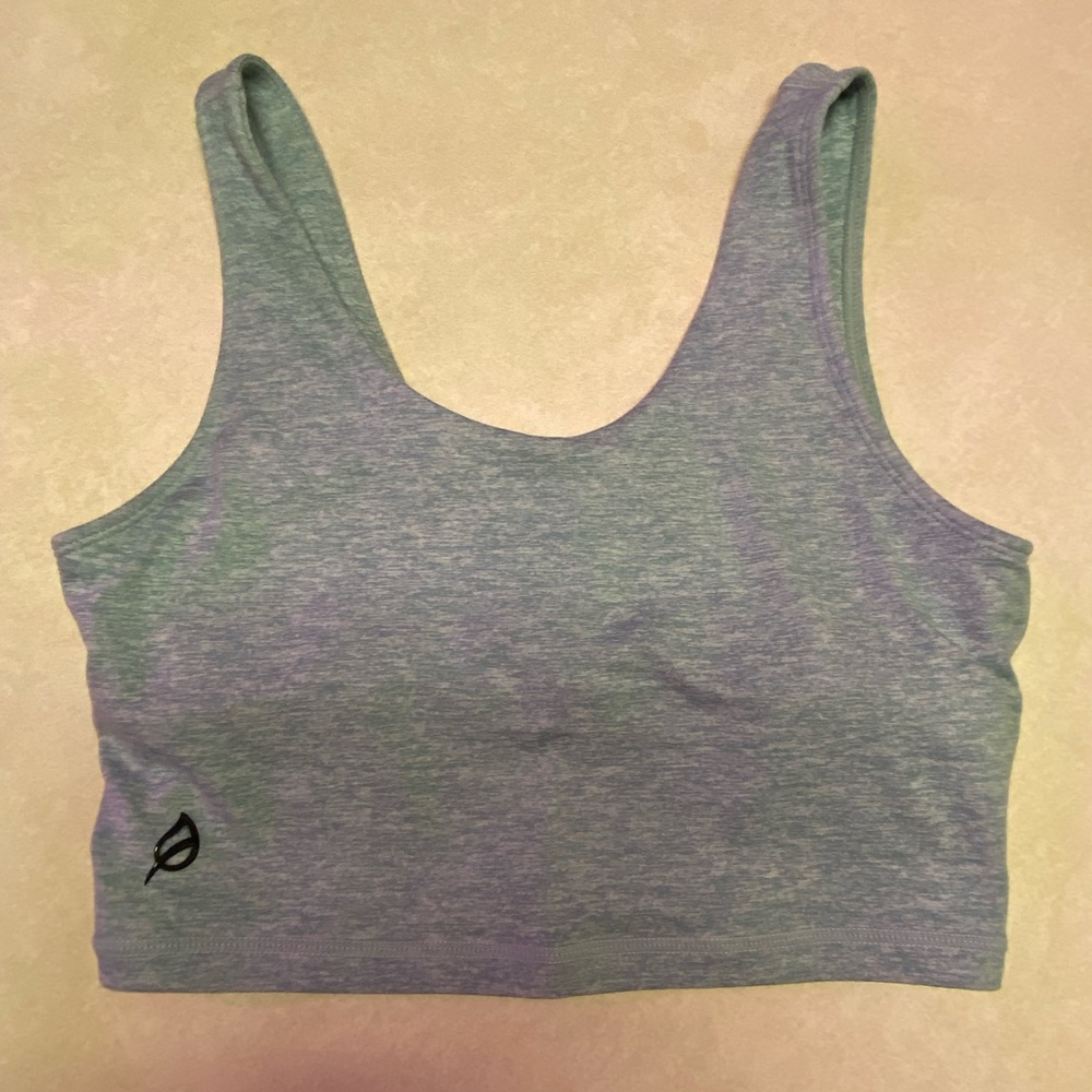 P’tula blue crop top